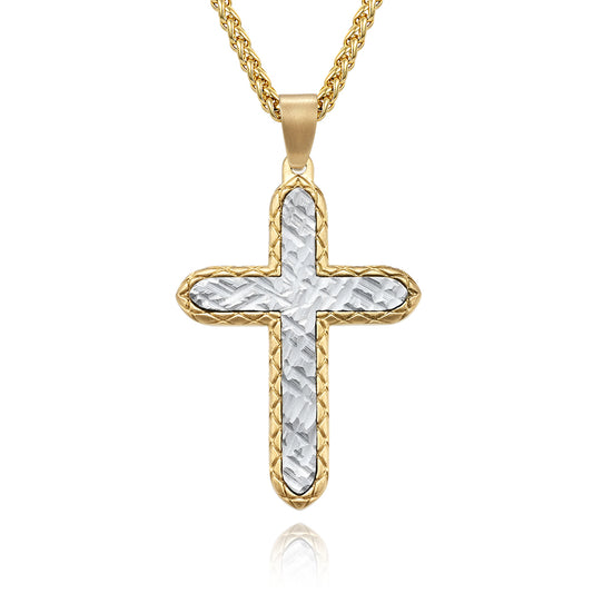 Fancy Design Devotional Cross Pendant For Jewelry Accessories
