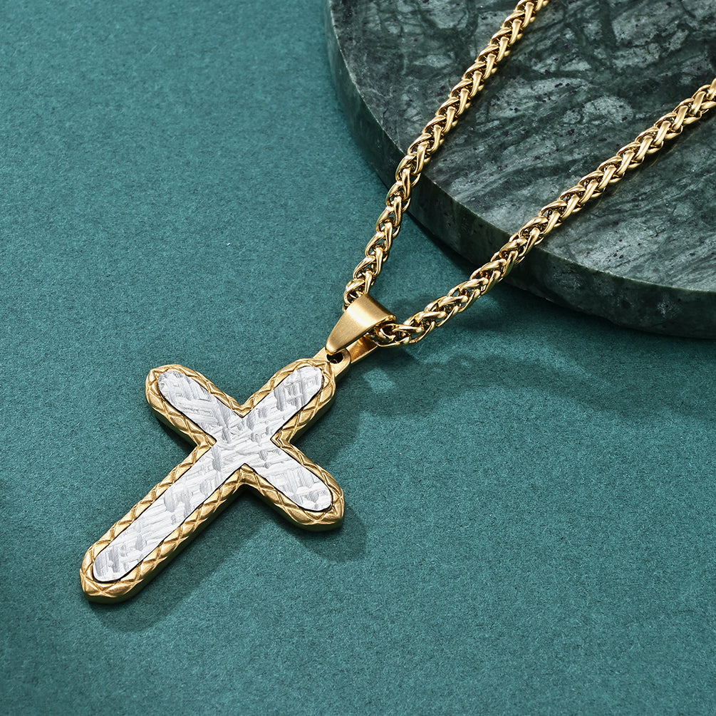 Fancy Design Devotional Cross Pendant For Jewelry Accessories